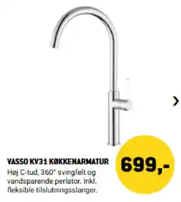 XL-BYG Vasso kv31 køkkenarmatur tilbud