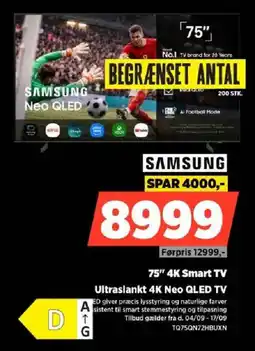 Power Samsung 75" 4K Smart TV tilbud