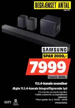 Power Samsung 11.1.4-kanals soundbar tilbud