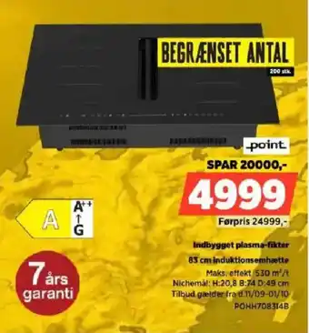 Power Point indbygget plasma-fikter tilbud