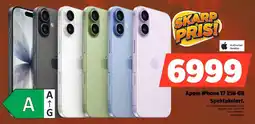Power Apple iPhone 17 256 GB tilbud