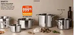 Imerco Evatrio Stainless Steel grydesæt tilbud