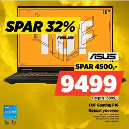 Power Asus TUF Gaming F16 tilbud