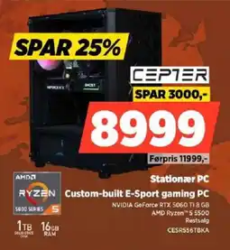 Power Cepter Custom-built E-Sport gaming PC tilbud