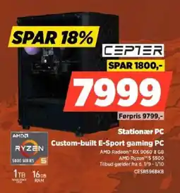 Power Cepter Custom-built E-Sport gaming PC tilbud