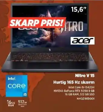 Power Acer Nitro V 15 tilbud