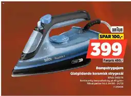 Power Braun Dampstrygejern tilbud