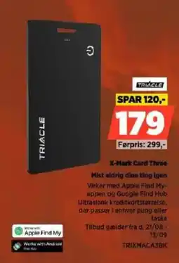 Power Triacle X-Mark Card Three tilbud