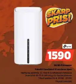 Power tp-link 5G Wi-Fi 6-router tilbud