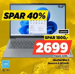 Power Lenovo IdeaPad Slim 3 tilbud
