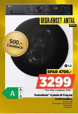 Power LG Vaskemaskine tilbud