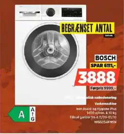 Power Bosch Vaskemaskine tilbud