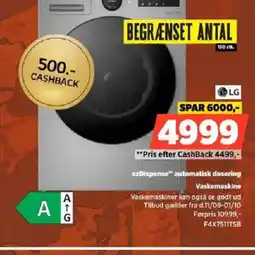 Power LG Vaskemaskine tilbud