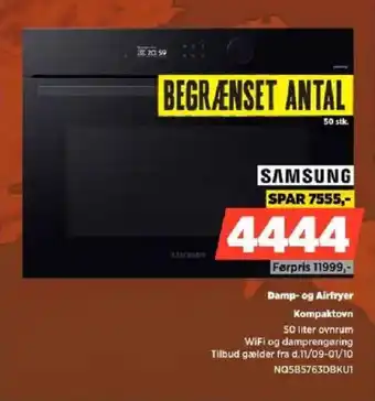 Power Samsung Damp- og Airfryer tilbud