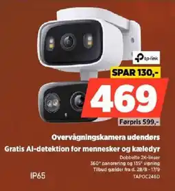 Power Tp-link Overvågningskamera udendørs tilbud
