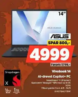 Power Asus Vivobook 14 tilbud