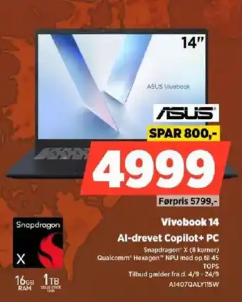 Power Asus Vivobook 14 tilbud