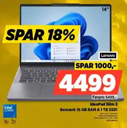 Power Lenovo IdeaPad Slim 3 tilbud