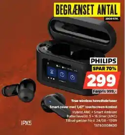 Power Philips true wireless hovedtelefoner tilbud