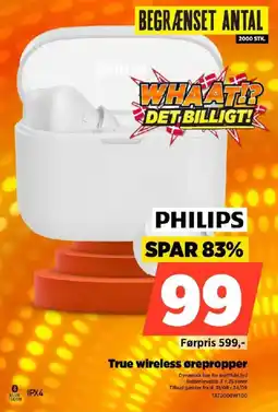 Power Philips True wireless ørepropper tilbud
