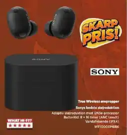 Power Sony True Wireless ørepropper tilbud