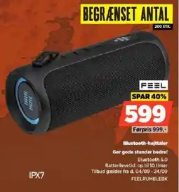 Power Feel Bluetooth-højttaler tilbud