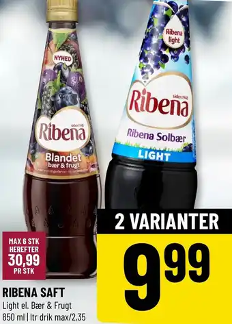 Ribena Saft 850 ml