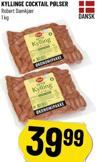 Løvbjerg Kyllinge Cocktail Pølser 1kg tilbud