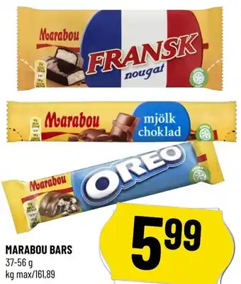 Løvbjerg Marabou Bars 37-56g tilbud