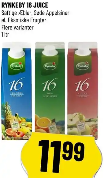 Løvbjerg Rynkeby 16 Juice 1 Ltr tilbud