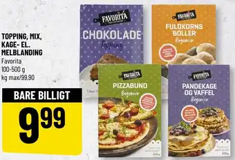 Løvbjerg Topping, Mix, Kage-El Melblanding 100-500g tilbud