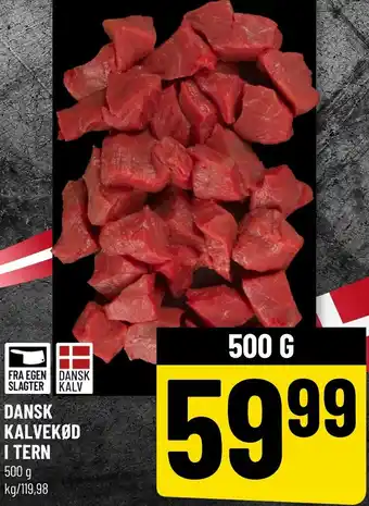 Løvbjerg Dansk Kalvekød I Tern 500g tilbud