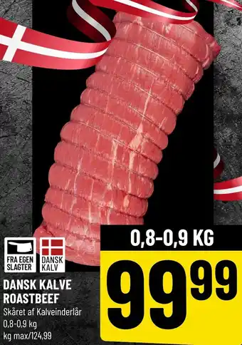 Løvbjerg Dansk Kalve Roastbeef 0,8-0,9 Kg tilbud