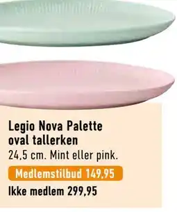 Imerco Legio Nova Palette oval tallerken tilbud