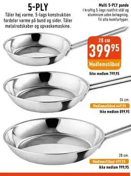 Imerco Multi 5-PLY pande, Medlemspris tilbud
