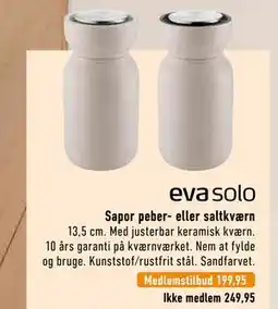 Imerco Sapor peber- eller saltkværn tilbud