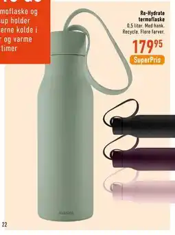 Imerco Re-Hydrate termoflaske tilbud