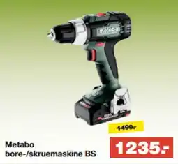 Bauhaus Metabo bore-/skruemaskine BS tilbud