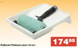 Bauhaus Rullesæt Platinum jævn 18 cm tilbud