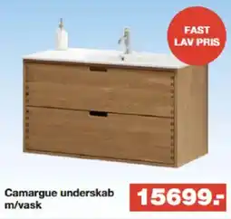 Bauhaus Camargue underskab m/vask tilbud