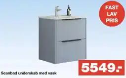 Bauhaus Scanbad underskab med vask tilbud