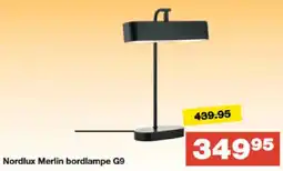 Bauhaus Nordlux Merlin bordlampe G9 tilbud