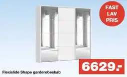 Bauhaus Flexislide Shape garderobeskab tilbud