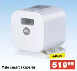 Bauhaus Yale smart skabslås tilbud