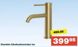 Bauhaus Svaneke håndvaskarmatur lav tilbud