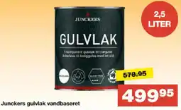 Bauhaus Junckers gulvlak vandbaseret tilbud