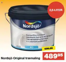 Bauhaus Nordsjö Original træmaling tilbud