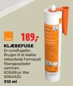 jem & fix Fermacell klæbefuge tilbud