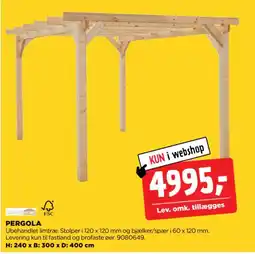 jem & fix Nordic Home Pergola tilbud