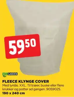 jem & fix Garden fleece klynge cover tilbud